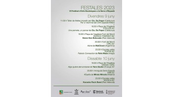Programa festival de arte